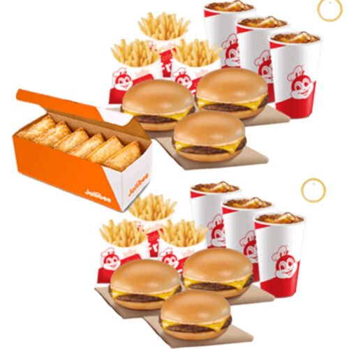 Jollibee Burger Bundle plus Sweet Pies To Go