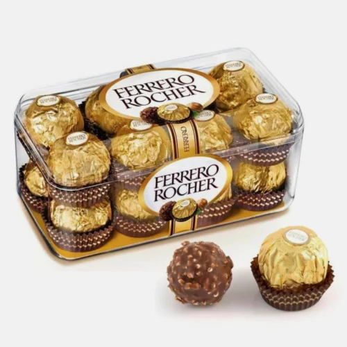 Ferrero Rocher Fine Hazelnut Chocolate Candy - 16 Pieces, 200g